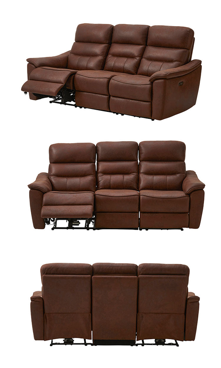 電動ソファ レザー調 3人掛け リクライニングソファ USBポート付き 幅188cm リビングソファ ローソファ 電動 リビング おしゃれ リビングソファ 3人掛け ファミリー ソファ チェア リラックスチェア(代引不可)