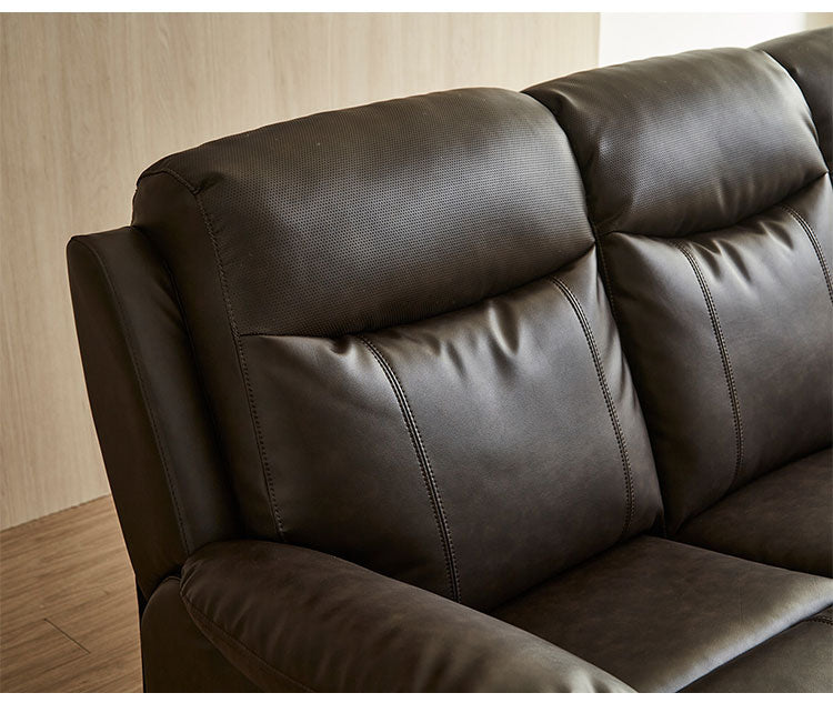 電動ソファ 3人掛け 幅202cm リクライニングソファ スピーカー付き ブラック ダークブラウン おしゃれ リビング リビングソファ ファミリー リラックスチェア ソファ(代引不可)