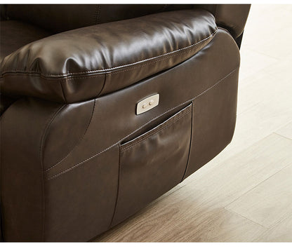 電動ソファ 3人掛け 幅202cm リクライニングソファ スピーカー付き ブラック ダークブラウン おしゃれ リビング リビングソファ ファミリー リラックスチェア ソファ(代引不可)