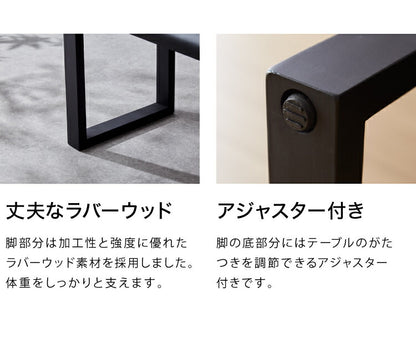 ダイニングベンチ 幅130 合皮 リビングベンチ PVC 木製 クッション 椅子 食卓 イス いす おしゃれ 省スペース(代引不可)