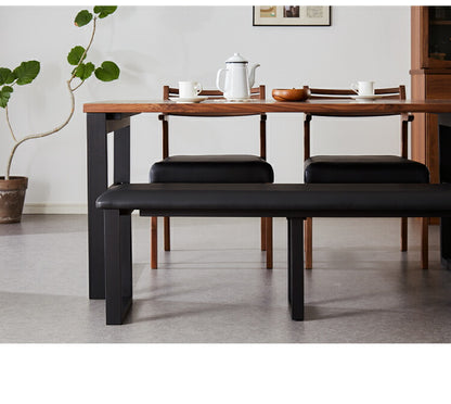 ダイニングベンチ 幅180 合皮 リビングベンチ PVC 木製 クッション 椅子 食卓 イス いす おしゃれ 省スペース(代引不可)