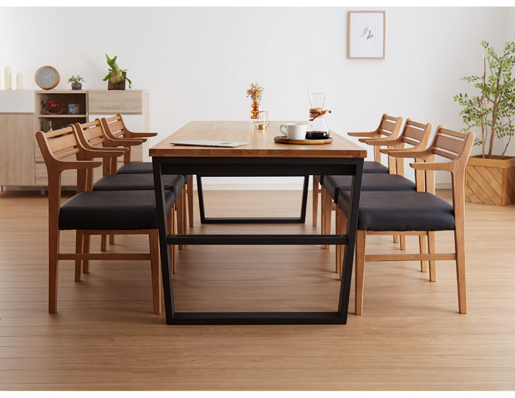 ダイニングテーブル 単品 150×85 スクエア脚 無垢材 ダイニング 4人掛け ダイニングセット ウォールナット無垢材 オーク無垢材 天板30mm厚 木製(代引不可)