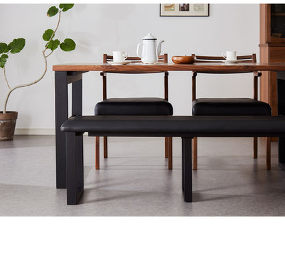 ダイニングテーブル 単品 150×85 スクエア脚 無垢材 ダイニング 4人掛け ダイニングセット ウォールナット無垢材 オーク無垢材 天板30mm厚 木製(代引不可)