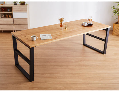 ダイニングテーブル 単品 200×85 スクエア脚 無垢材 ダイニング 6人掛け ダイニングセット ウォールナット無垢材 オーク無垢材 天板30mm厚 木製(代引不可)