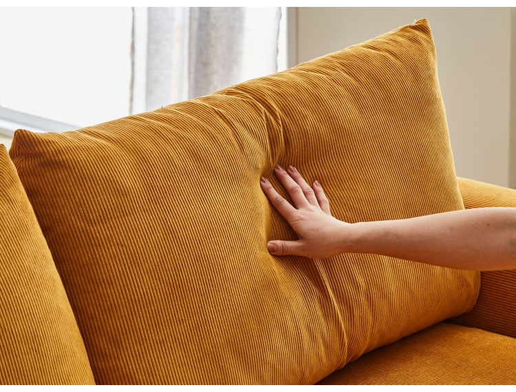 ソファ 3人掛け コーデュロイ 羽毛 おしゃれ 北欧 肘あり 肘置き ゆったり あぐらソファ 高級 シンプル レトロ モダン ソファー リビングソファー 新生活(代引不可)