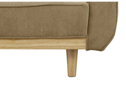 ソファ 2.5人掛け 幅160cm 円柱型クッション付き 肘あり 肘置きコーデュロイ おしゃれ 北欧 ローソファ 木目 脚 フロアソファ リビングソファー ソファー 新生活 2人掛け 3人掛け(代引不可)