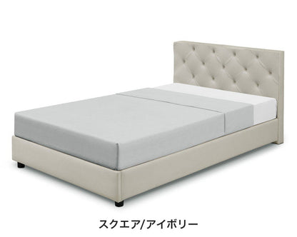 ベッドフレーム 単品 SD セミダブル ラウンドタイプ スクエアタイプ おしゃれ 北欧 ファブリック レザー 高級感 シンプル 一人暮らし 新生活(代引不可)