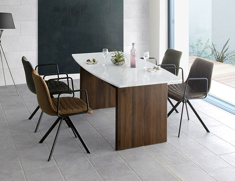 チェア 単品 アイアンフレーム 肘付き ダイニングチェア 椅子 イス インテリア おしゃれ リビング ダイニング モダン 北欧 シンプル デスクチェア リモートワーク(代引不可)