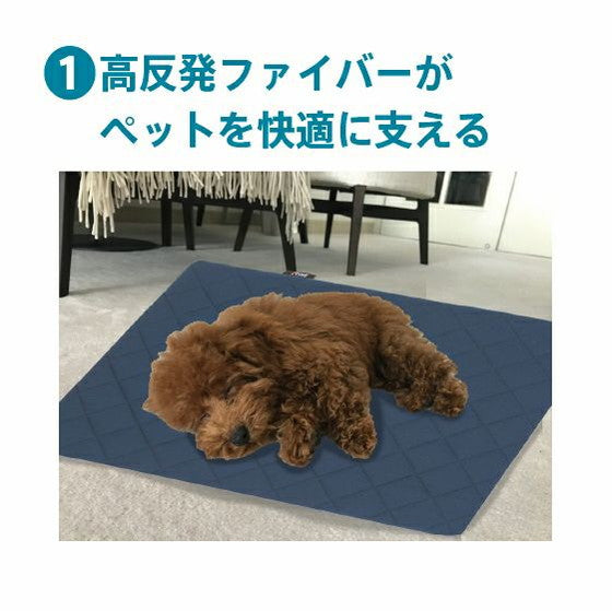 ペット用ファイバーマット ライズ RISE 健康睡眠 ファイバー 水洗い 洗える 吸水速乾 ペット 犬 猫防臭 お昼寝パッド 枕 敷パッド