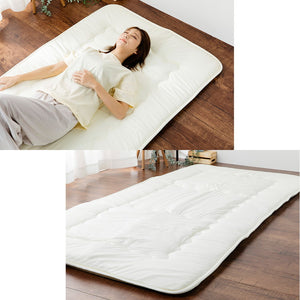 抗菌防臭・防ダニ敷布団 セミダブル 120×210cm 清潔敷布団 NEW Softcool綿 固綿 ピーチスキン加工 敷布団 しきふとん 寝具 シンプル 布団 マットレス不要 敷き布団 布団 ふとん