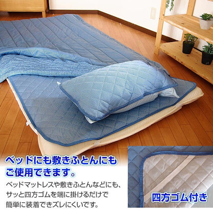 接触冷感 敷きパッド シングル ひんやり クール寝具 冷感 洗える ゴム付き 敷パッド 敷きパット 敷パット FEEL COOL