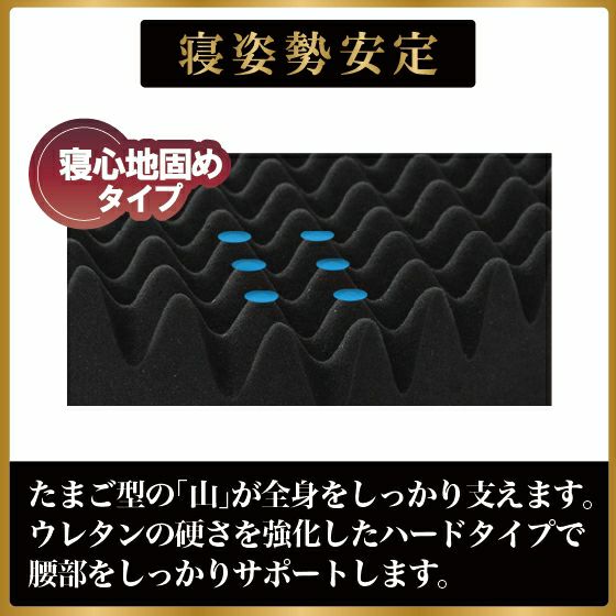ハードタイプ スリープマジック ゼログラビティ6.0 ダブル ライズ RISE マットレス兼用敷布団 寝心地固め 健康睡眠 マットレス 敷布団 ベッドマットレス トッパー 体圧分散 ウレタン【送料無