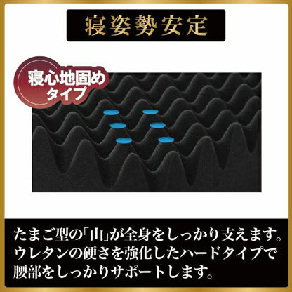 ハードタイプ スリープマジック ゼログラビティ6.0 ダブル ライズ RISE マットレス兼用敷布団 寝心地固め 健康睡眠 マットレス 敷布団 ベッドマットレス トッパー 体圧分散 ウレタン【送料無