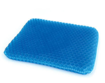ジェルクッション ゲルクッション 蓄熱カバー Easywarm素材 ハニカム 二重構造 骨盤矯正 腰痛 大きめ デスクワーク 車