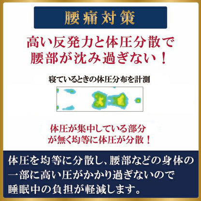 ハイブリットタイプ スリープマジック ゼログラビティ7.0 シングル マットレス兼用敷布団 ライズ RISE 健康睡眠 マットレス 敷布団 ベッドマットレス トッパー 体圧分散 ウレタン【送料無料