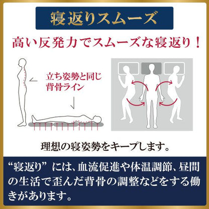 ハイブリットタイプ スリープマジック ゼログラビティ7.0 シングル マットレス兼用敷布団 ライズ RISE 健康睡眠 マットレス 敷布団 ベッドマットレス トッパー 体圧分散 ウレタン【送料無料