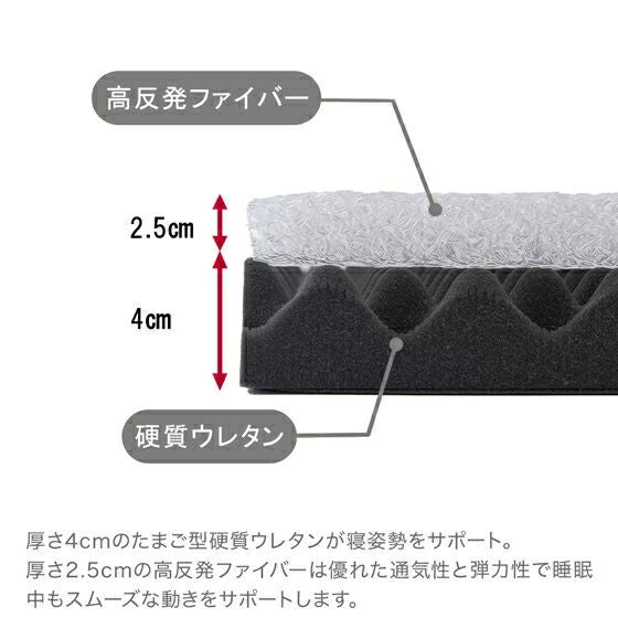 ハイブリットタイプ スリープマジック ゼログラビティ7.0 セミダブル マットレス兼用敷布団 ライズ RISE 健康睡眠 マットレス 敷布団 ベッドマットレス トッパー 体圧分散 ウレタン【送料無
