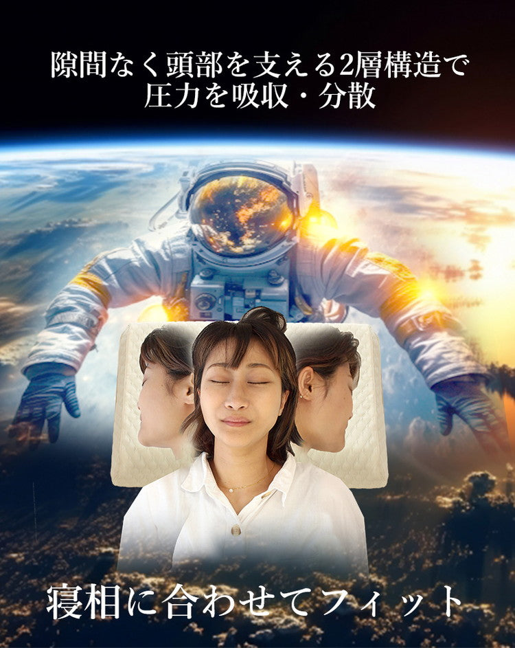 訳あり 高さ調整できる無重力まくら 枕 ピロー ゲル素材 睡眠 寝心地 フィット 安眠 快適 寝返り 寝相 洗える 柔軟性 通気性 キルティング生地 肩こり 首こり 寝違え 枕カバー まくらカバー