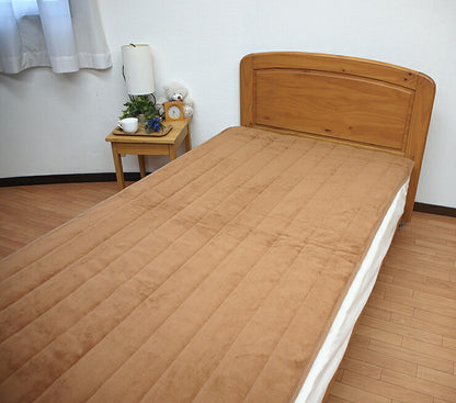 敷きパッド マイクロファイバー アルミシート入り ダブル あったか 洗える 電気不要 とろけるような 肌ざわり 贅沢敷きパッド 敷パッド 敷きパット 敷パット