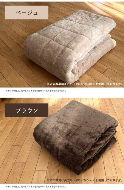 マルチカバー 長方形 190×240 キルト こたつカバー カーペット シンプル 布 ファブリック 生地 洗える ウォッシャブル モダン 北欧 おしゃれ マルチクロス