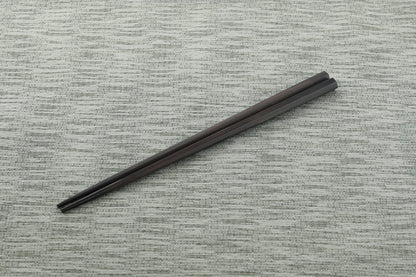 三代目黒檀六角箸(大)(代引不可)