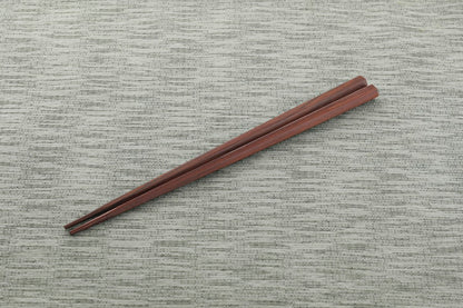 三代目紫檀六角箸 大・中2本組(代引不可)