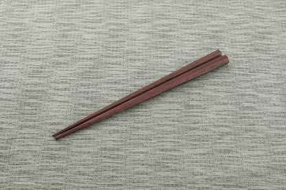 三代目紫檀六角箸 大・中2本組(代引不可)