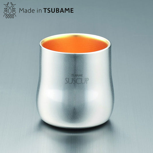 18-8ステンレス二重構造ファッションタンブラーさくら(内面24金メッキ)(代引不可)