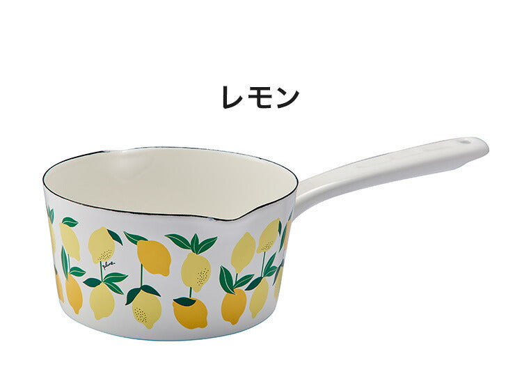 プルーン ホーローミルクパン 15cm RD カラフルキャット 猫 キュート プチホーロー食器 ミミ ココ 日本製(代引不可)