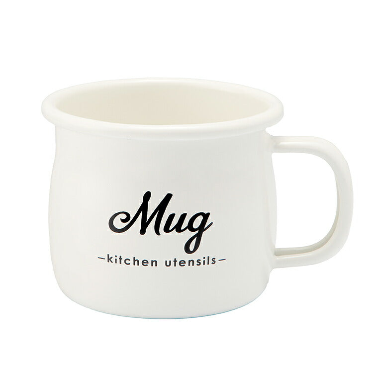 「Lilly White」ホーローマグカップ「Mug」(代引不可)