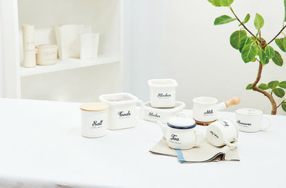 「Lilly White」ホーローマグカップ「Mug」(代引不可)