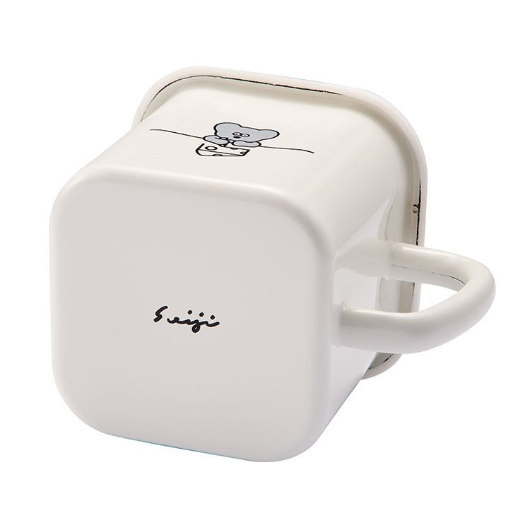 「ねずみのANDY」ホーローマルチスクエアポット キャラクター キッチン用品 かわいい(代引不可)