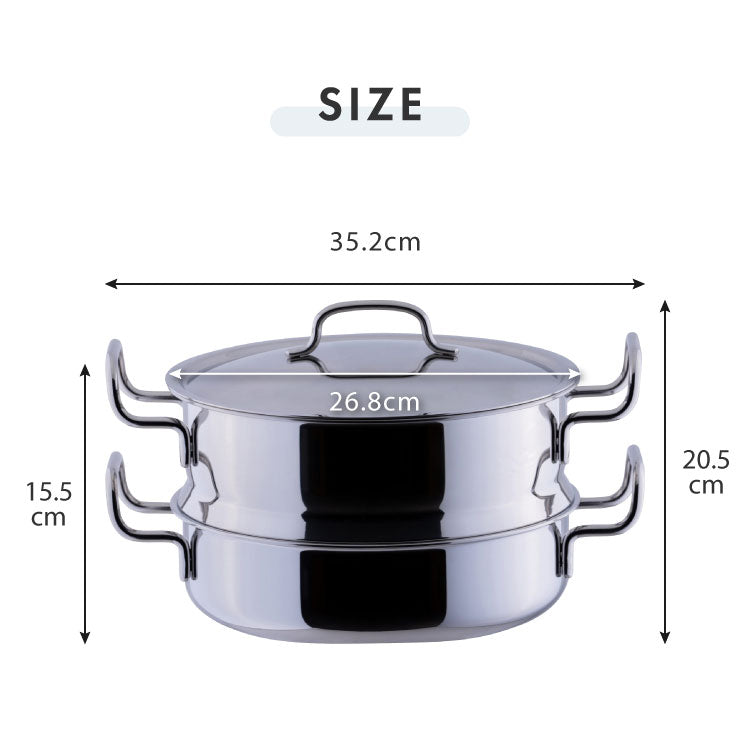 ジオ・プロダクト 蒸し器付鍋25cm(代引不可)