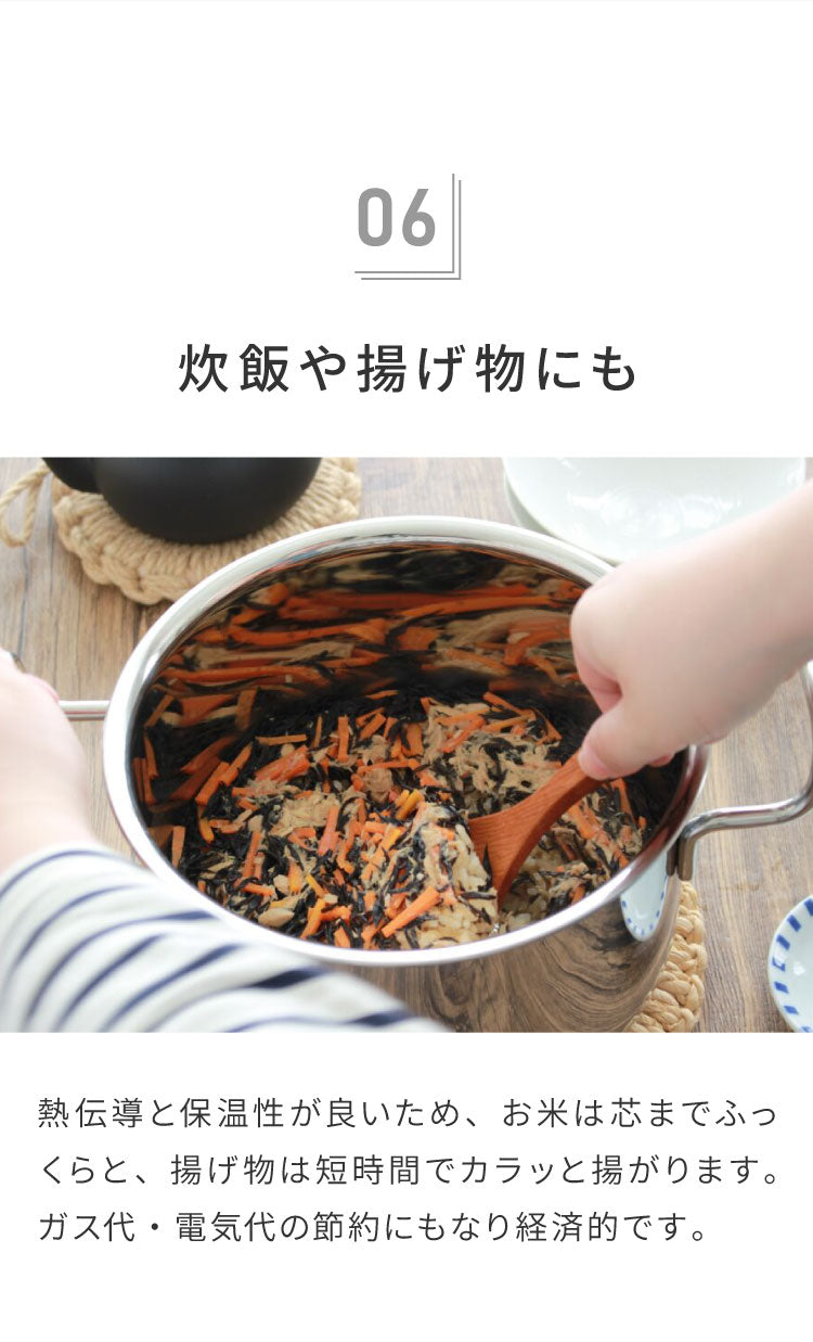 ジオ・プロダクト 日本製 パスタポット 21cm GEO-21P パスタ鍋 ガス火・IH対応 オーブン可 GEO ジオ 服部幸應先生 国産 宮崎製作所 Miyaco ジオプロダクト(代引不可)