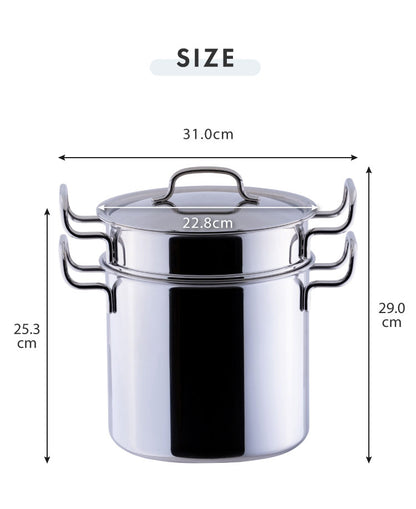 ジオ・プロダクト 日本製 パスタポット 21cm GEO-21P パスタ鍋 ガス火・IH対応 オーブン可 GEO ジオ 服部幸應先生 国産 宮崎製作所 Miyaco ジオプロダクト(代引不可)