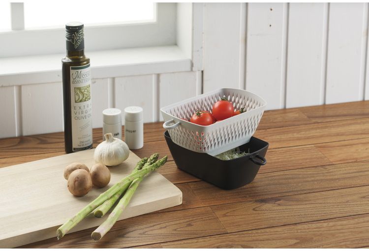 曙産業 フタ付きチリトリザルボウルカク MZ-3537(代引不可)