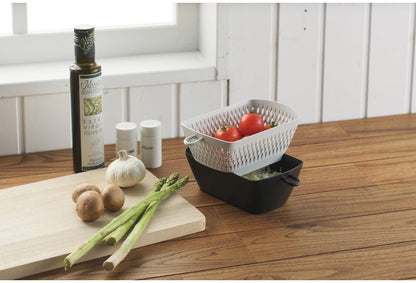 曙産業 フタ付きチリトリザルボウルカク MZ-3537(代引不可)