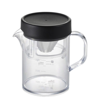 曙産業 コーヒーサーバーストロン400ビーカーコンパクトドリッパーセットブラック TW-3768(代引不可)