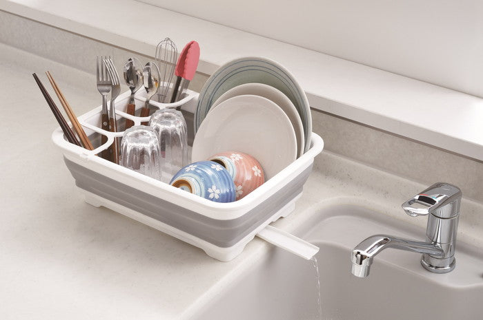 デイズ 折り畳み 水切りバスケット コンパクト DS-08 タマハシ【水切りかご 折りたたみ/洗い桶/キッチン】(代引不可)