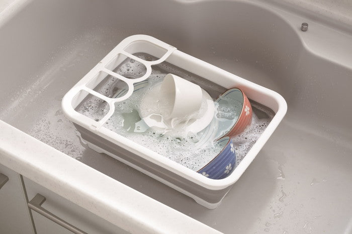 デイズ 折り畳み 水切りバスケット コンパクト DS-08 タマハシ【水切りかご 折りたたみ/洗い桶/キッチン】(代引不可)