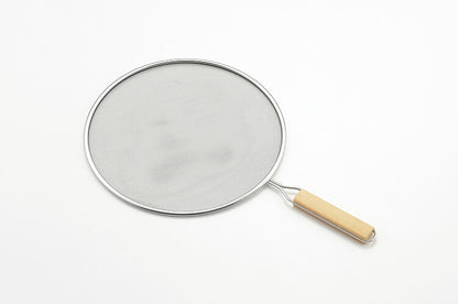 天ぷら名人 油はね防止ネット25cm 油はね ガード 揚げ物 炒め物 油の飛びはねカット 油分 調理 お役立ち ステンレス製ネット