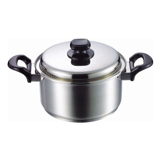 マイクレストII ステンレス両手鍋20cm(代引不可)