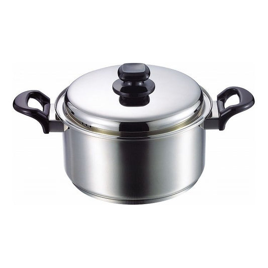 マイクレストII ステンレス両手鍋22cm(代引不可)