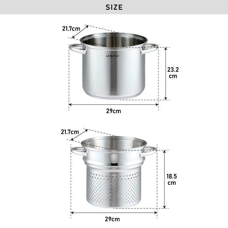 落合務 IH200V対応スチーム&パスタポット20cm(代引不可)