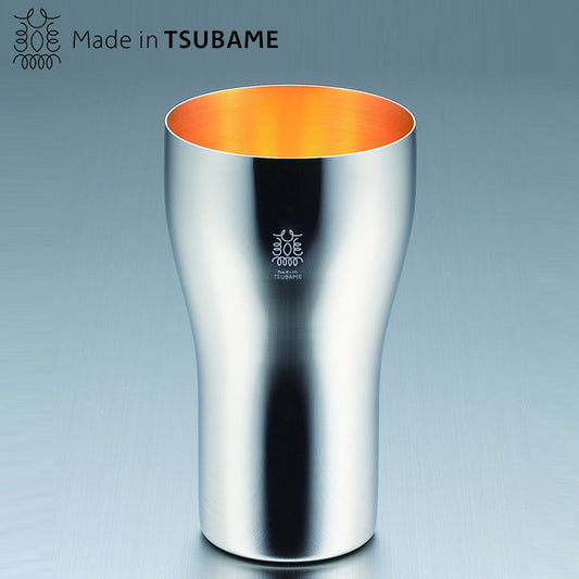 金の贅 18-8ステンレスタンブラー大440ml(内面24金メッキ)(代引不可)