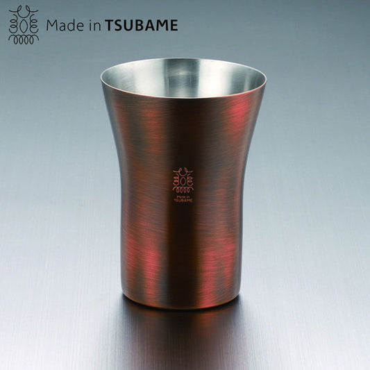 18-8ステンレス銅メッキブロンズ仕上タンブラー300ml(代引不可)