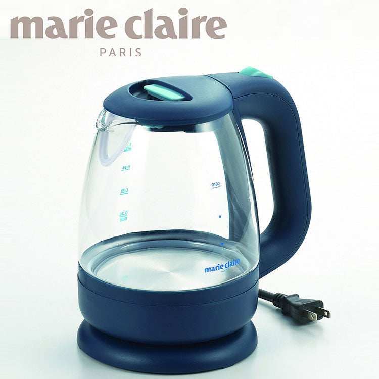 マリ・クレール アクアグラス電気ケトル1.2L LEDタイプ(代引不可)