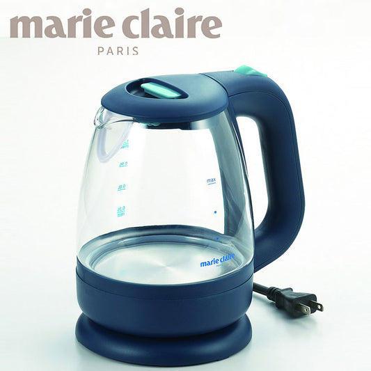 マリ・クレール アクアグラス電気ケトル1.2L LEDタイプ(代引不可)