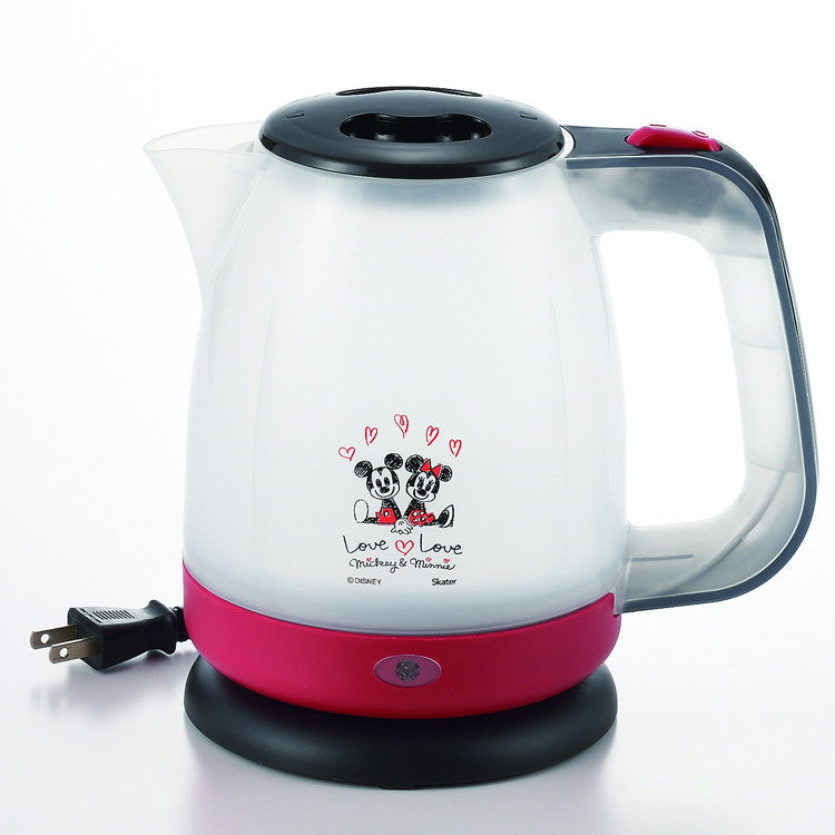 ミッキー&ミニー 電気ケトル1.1L(代引不可)