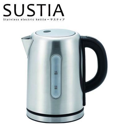サスティア ステンレス電気ケトル 1.0L(代引不可)
